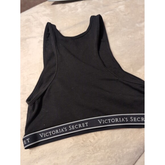 Victoria secret black medium sports bra no padding - Picture 4 of 5